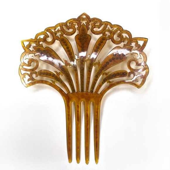 Accessories - Vintage Large Mantilla Style Women's Hair Comb